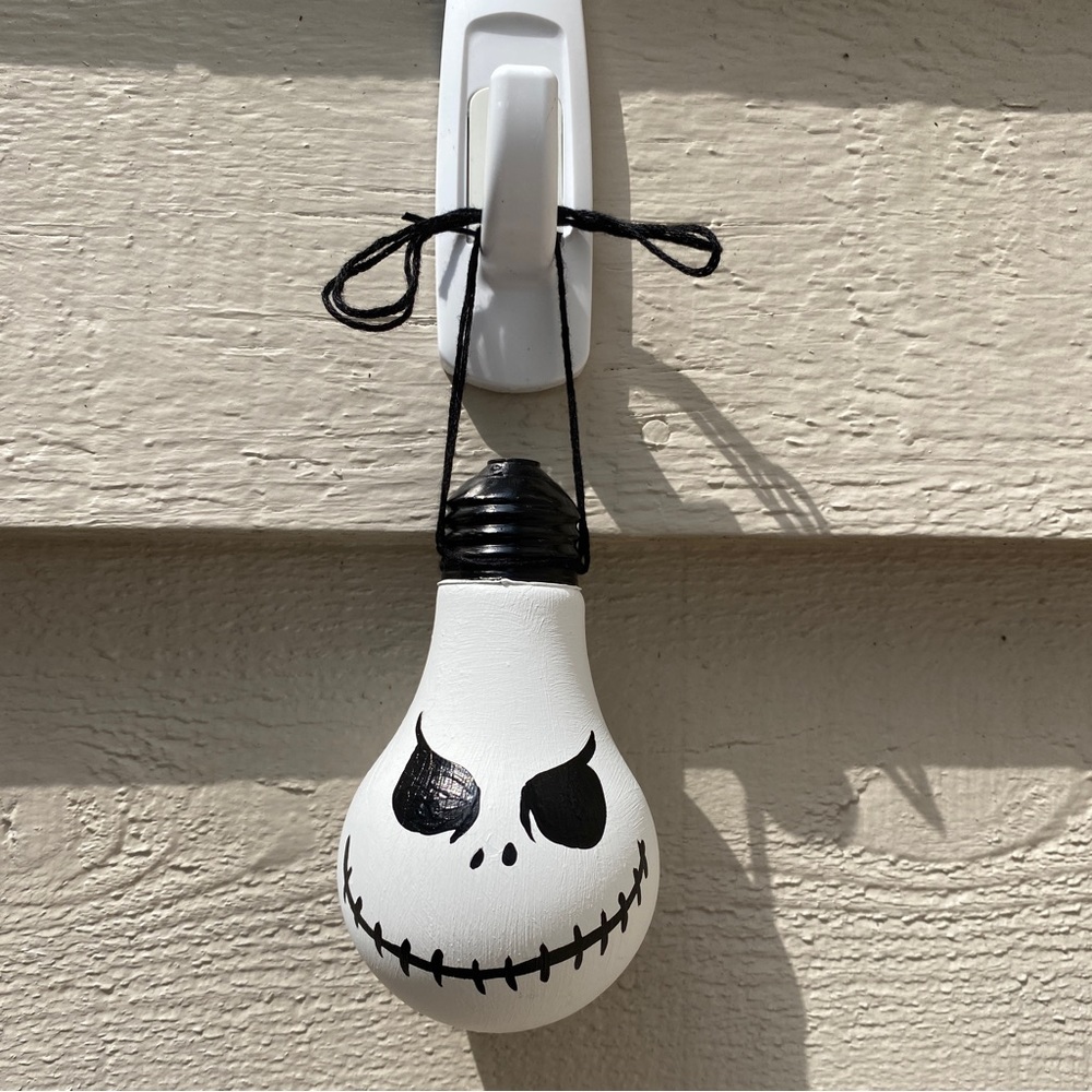 Nightmare Before Christmas Handmade Recycled Upcycled Christmas Tree Ornament